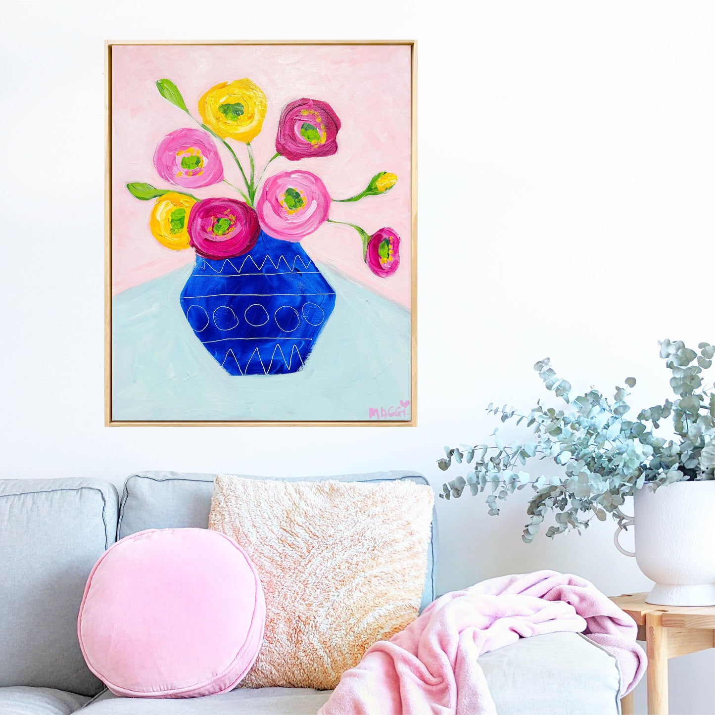 Poppies In Blue