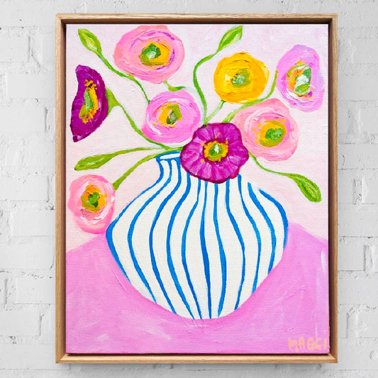 Poppies On Pink