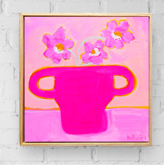 Wonky Pink Pot
