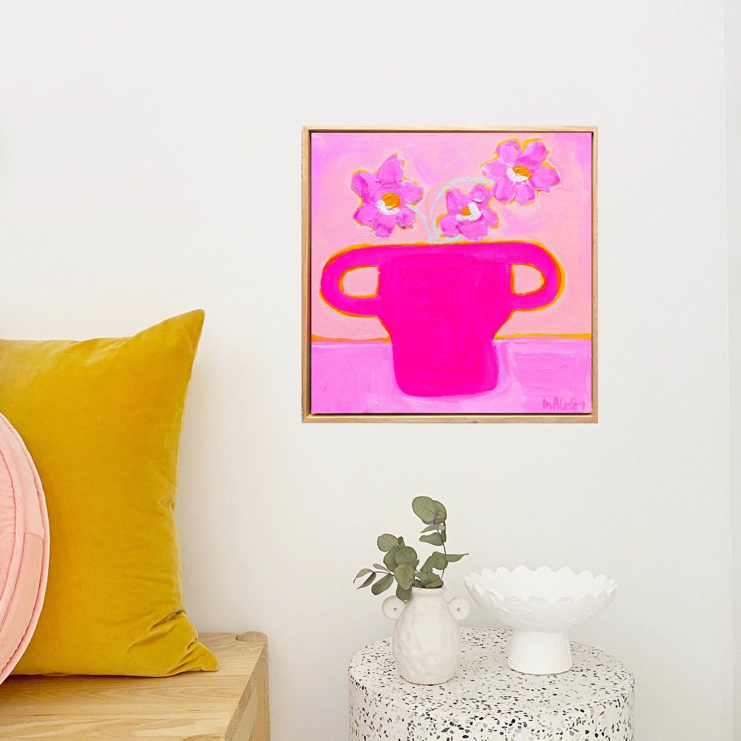 Wonky Pink Pot