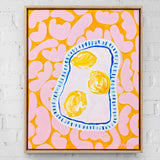 Wonky Plate With Lemons