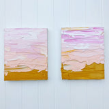 Sunburnt Sunset Diptych