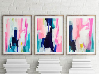 Garden of Enid Print Trio FRAMED CUSTOM