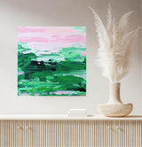 Green Hills & Pink Skies