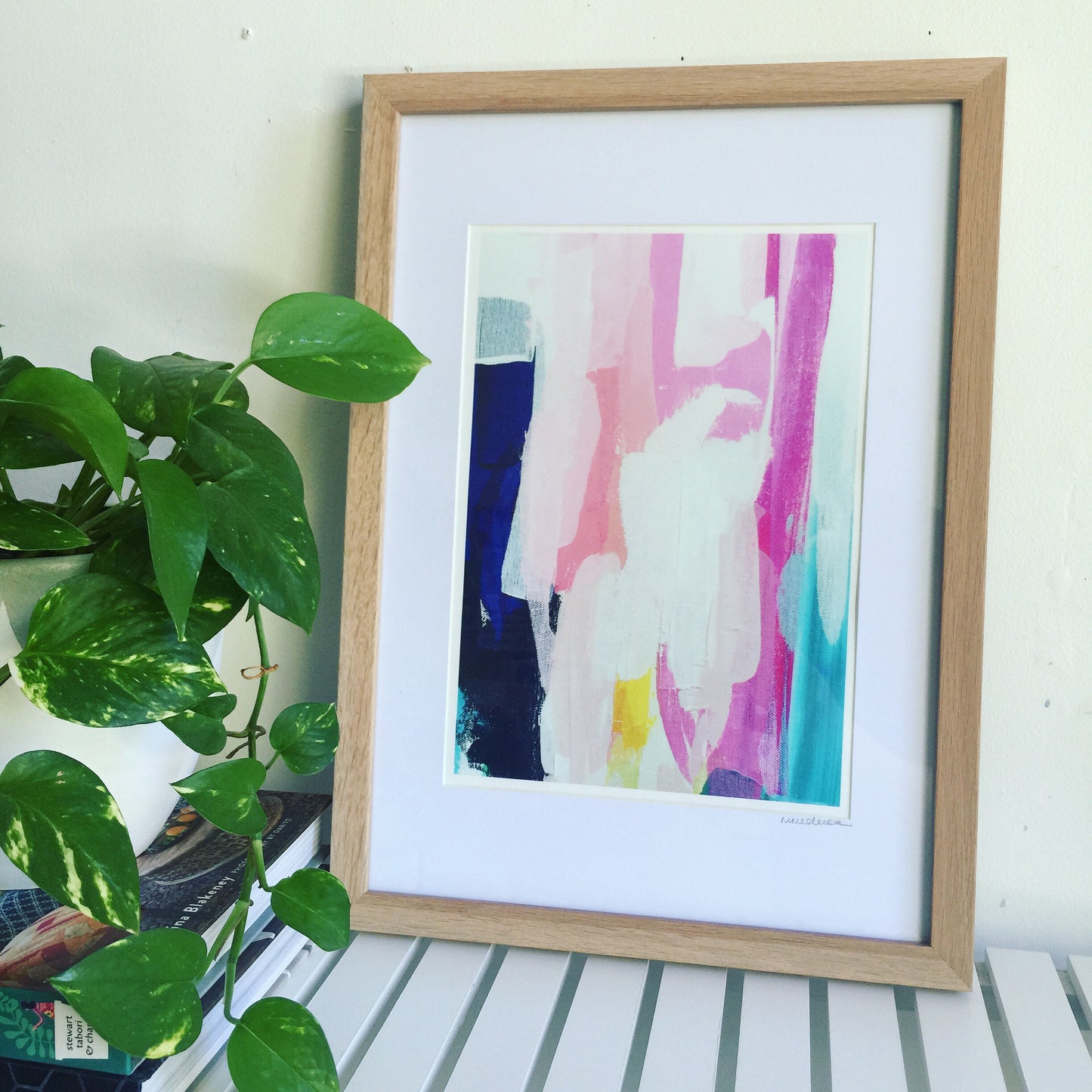 Framed "Garden of Enid III" Fine Art Print
