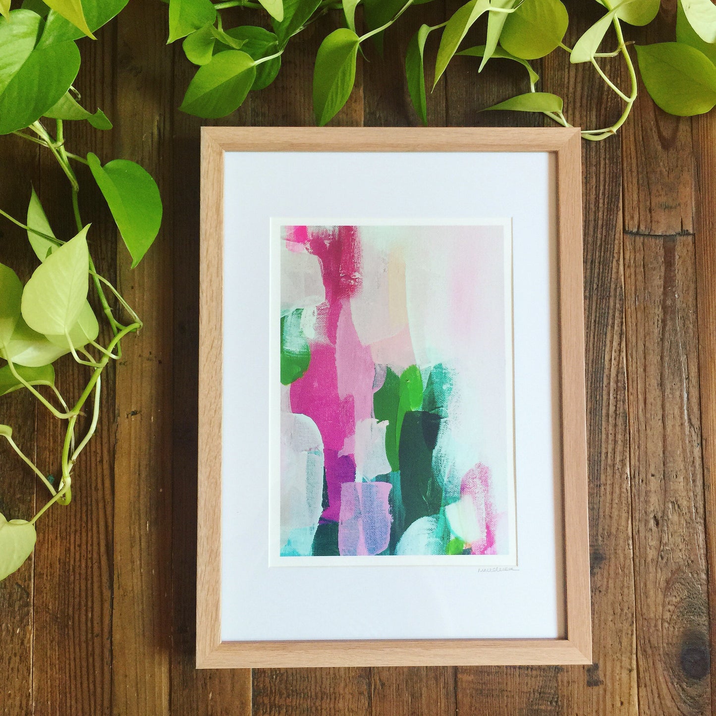 Framed "Autumn Garden" Fine Art Print