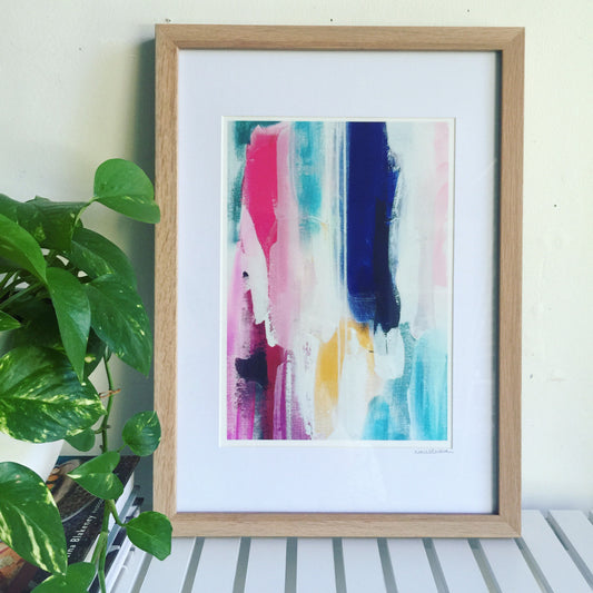 Framed"Winter Garden" Fine Art Print