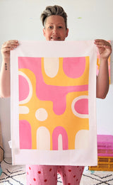 PRE ORDER | HERE COMES THE SUN ART TEA TOWEL