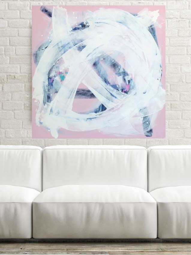 The Blush I | Framed