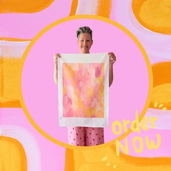 PRE ORDER | BLOOM ART TEA TOWEL