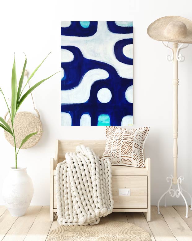 Connected in Blue