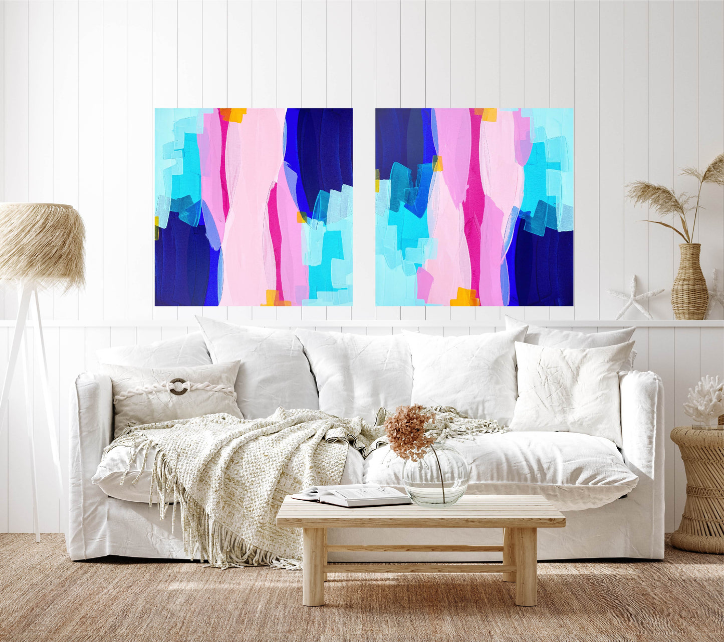 Love Bubble Diptych