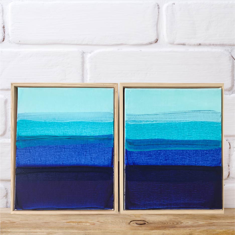 Palm Cove | Set of 2 | FRAMED
